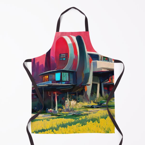 Item preview, Retro Future Home in the Burbs, Fantasy Art designed and sold by Itaya Art.