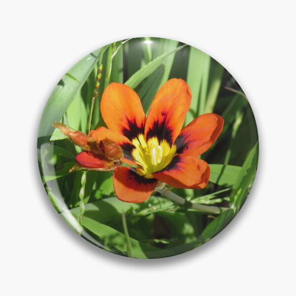 Item preview, Orange freesia flower designed and sold by greentiger1.