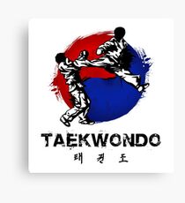 Taekwondo Canvas Print