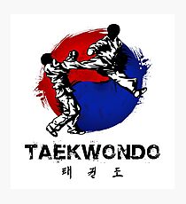 Lámina fotográfica Taekwondo