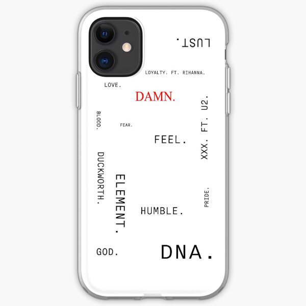 DAMN. text (Kendrick Lamar album) iPhone Soft Case