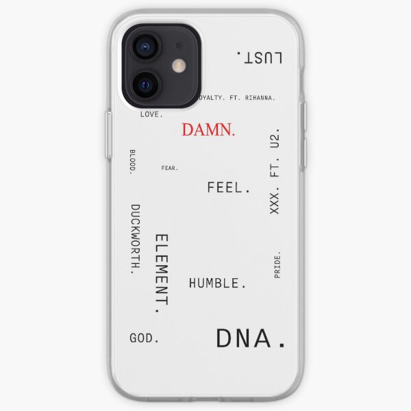 DAMN. text (Kendrick Lamar album) iPhone Soft Case