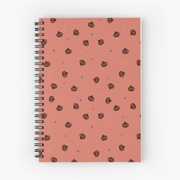 Item preview, Dark Orange Pumpkins with Dots on Red designed and sold by MakerOfPaper.