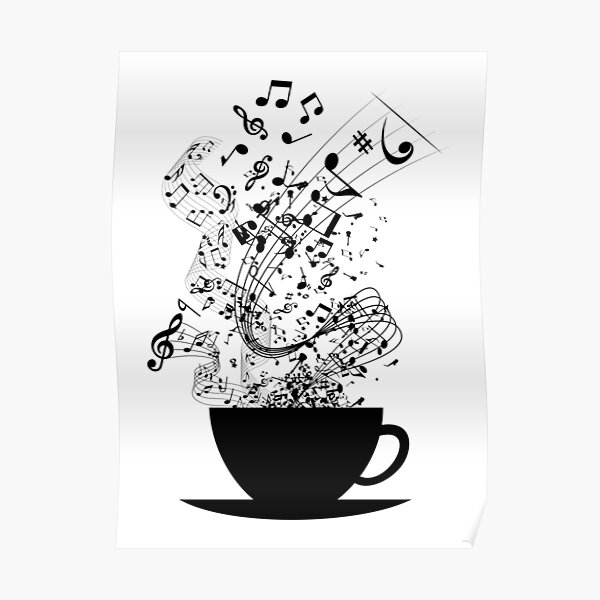 Cup of Music Poster