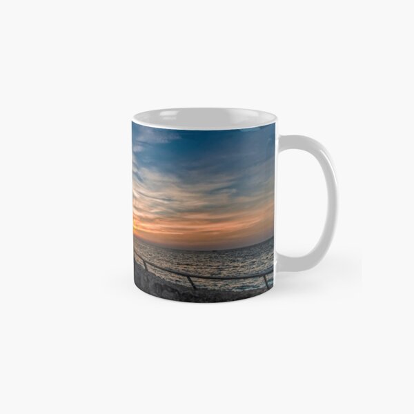 a cinematic moment at the Tel Aviv port Classic Mug