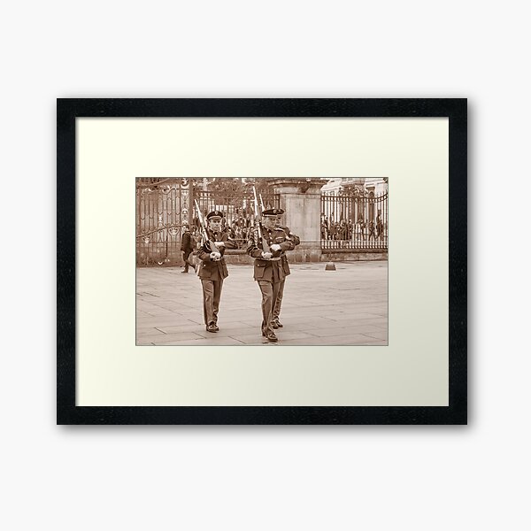Castle Guard Praha Framed Art Print