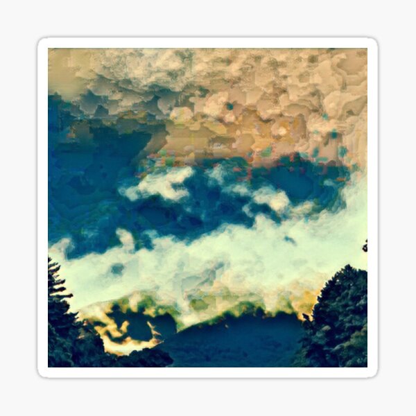 Fog Over Sylva Sticker