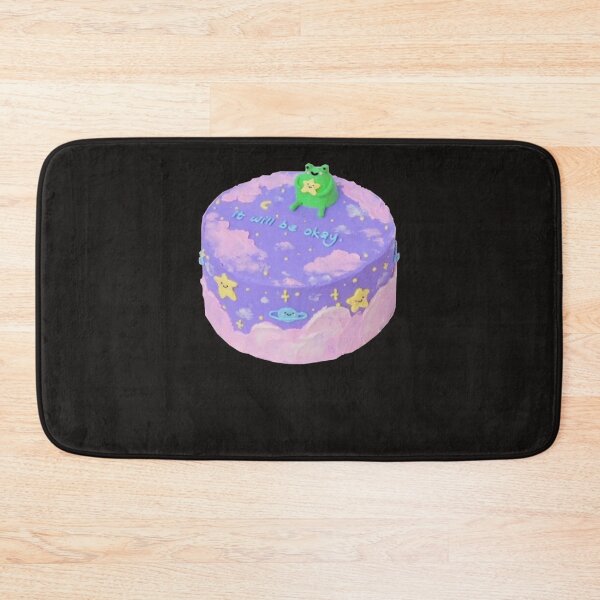 Item preview, It Will Be Okay Frog Cake  designed and sold by VirginiaCarro.