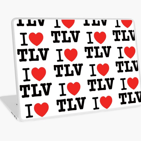 i love Tel Aviv Laptop Skin