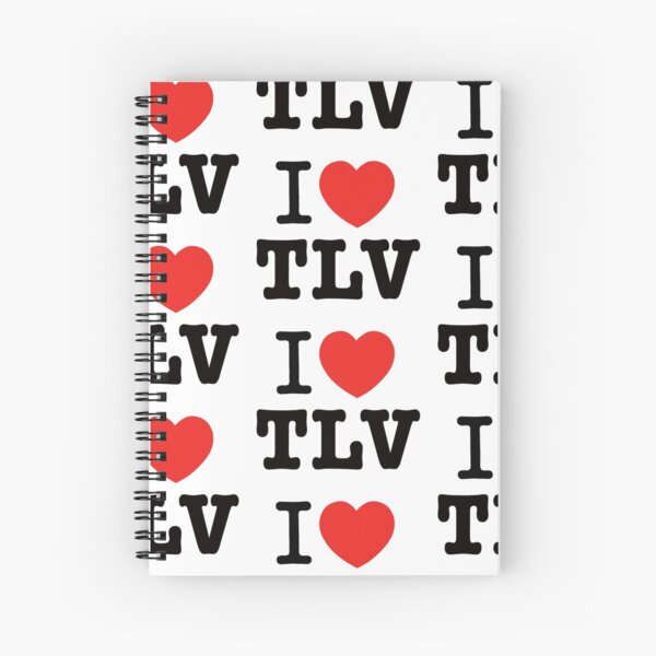 i love Tel Aviv Spiral Notebook