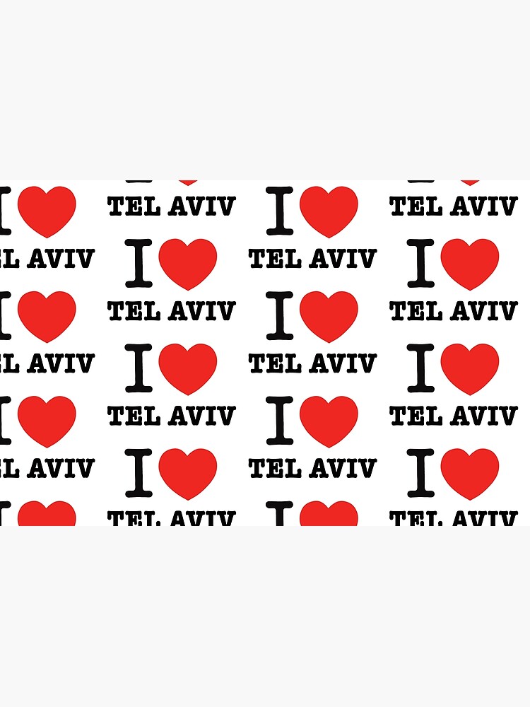 Thumbnail 4 of 4, Zipper Pouch, i love Tel Aviv designed and sold by Ronsho.