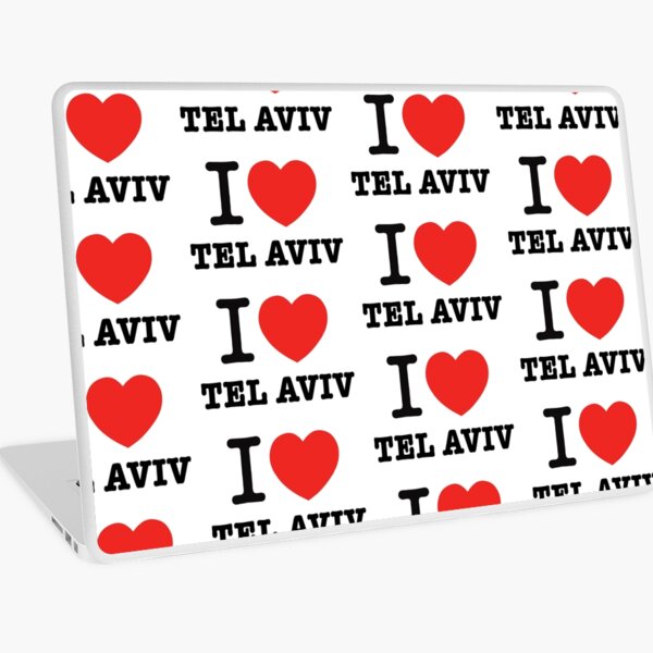 i love Tel Aviv Laptop Skin