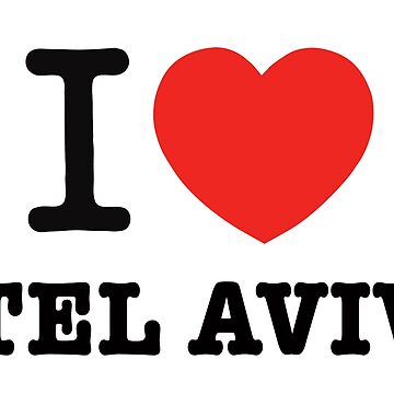 Artwork thumbnail, i love Tel Aviv by Ronsho