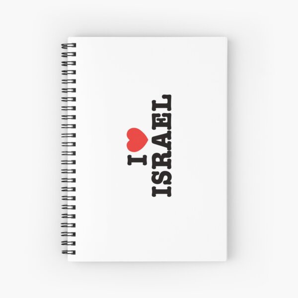 I love Israel Spiral Notebook