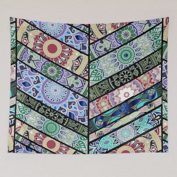 Item preview, Colorful floral seamless pattern designed and sold by amekamura.