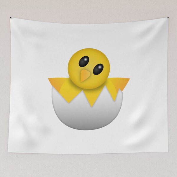 Item preview, Hatching baby chick Emoji designed and sold by DCornel.