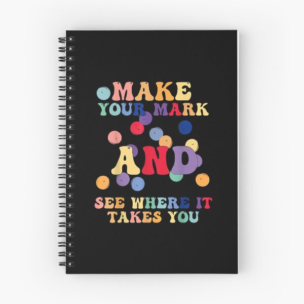 Item preview, Retro Rainbow Dot Day Make Your Mark See Where It Takes You designed and sold by Xaviermacdonald.