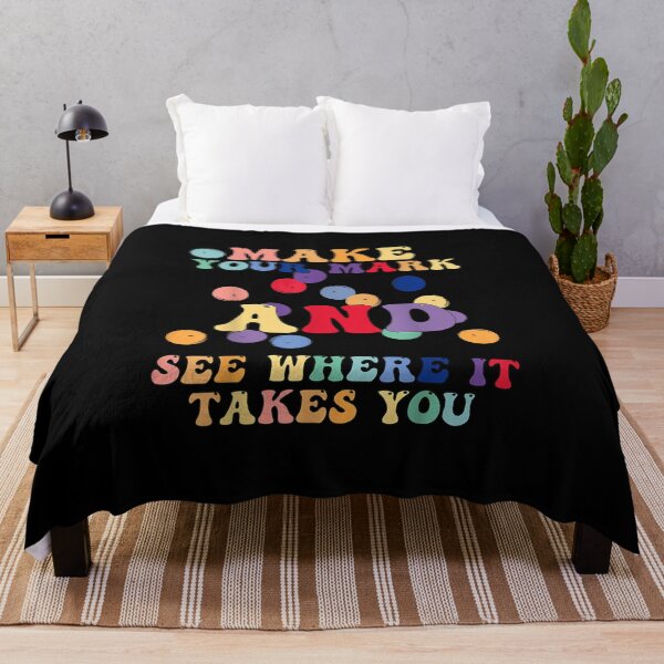 Item preview, Retro Rainbow Dot Day Make Your Mark See Where It Takes You designed and sold by Xaviermacdonald.