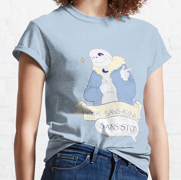 Vista previa del artículo con la obra «¡Eres Sans-acional! - Undertale Sans», diseñado y vendido por birbdoll.
