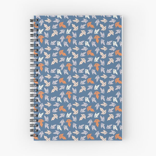 Item preview, Chunky Leaves Fall - Blue designed and sold by natfitz studio.