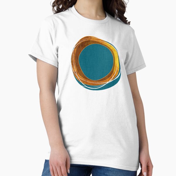 Solar Eclipse MCM Gold-Blue Camiseta clásica