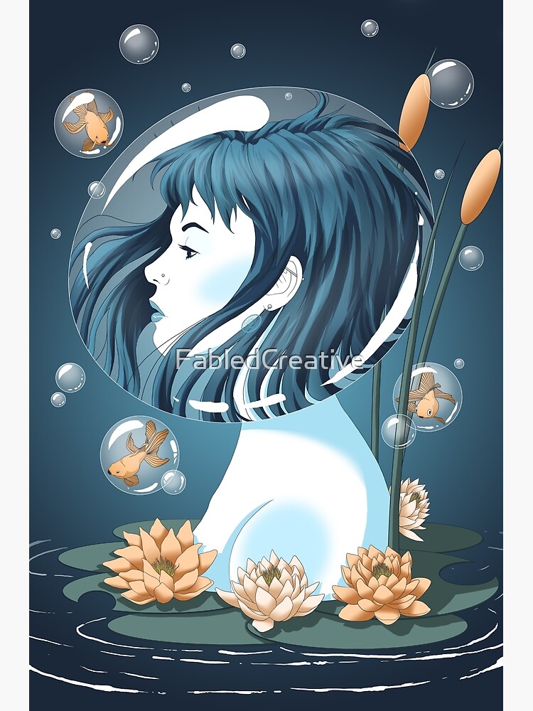 Breathing Underwater | Mermaid | Water | Fantasy Girl by FabledCreative