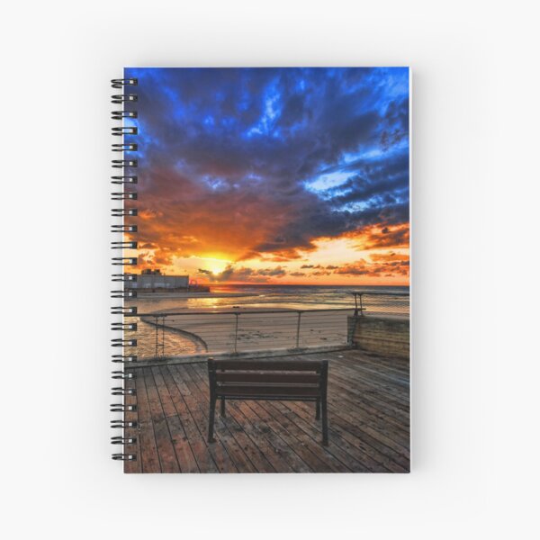 The bench is waiting for ya ! Spiral Notebook