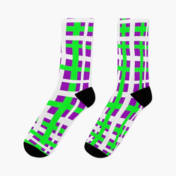 Item preview, Interlocking Stripes Black Green Purple designed and sold by blakcirclegirl.