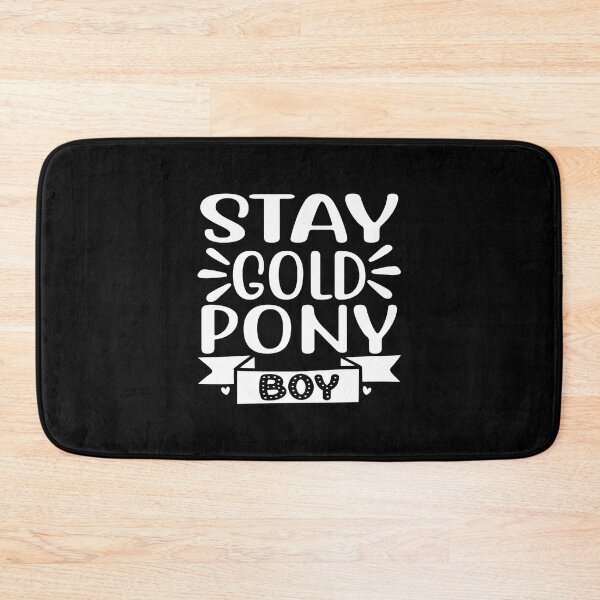 Artikelvorschau, Bleib Gold Pony Boy entworfen und verkauft von AdventArt.