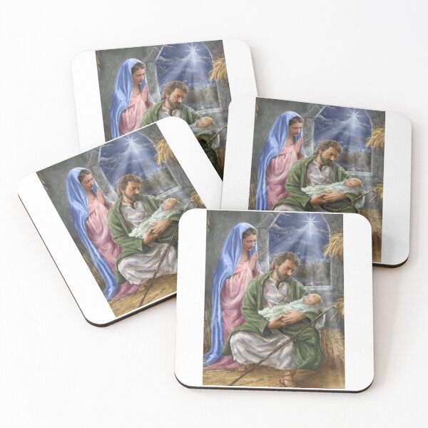 Item preview, Mother Mary Joseph and baby Jesus designed and sold by Rowena Jones.