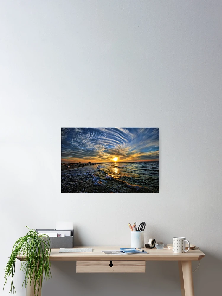 Thumbnail 2 of 3, Poster, hypnotic sunset  designed and sold by Ronsho.