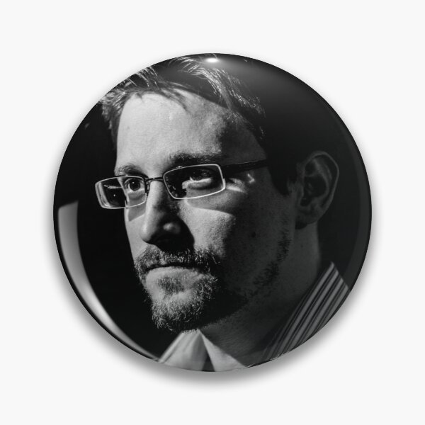 Item preview, Edward Snowden B&W designed and sold by Anonymousbtb.