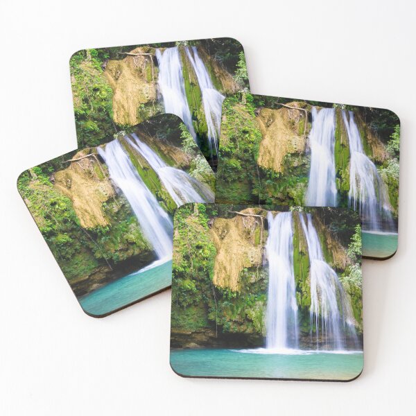 Item preview, Waterfall Beauty with aqua lagoon designed and sold by hardscuffle.