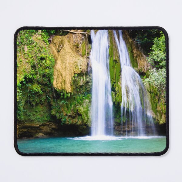 Item preview, Waterfall Beauty with aqua lagoon designed and sold by hardscuffle.