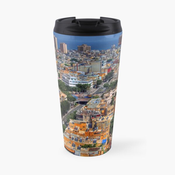 Tel Aviv Eagle Eye City View Travel Mug