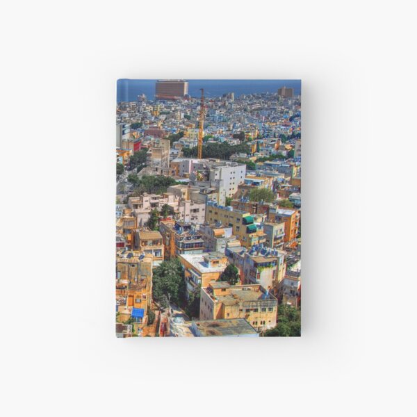 Tel Aviv Eagle Eye City View Hardcover Journal