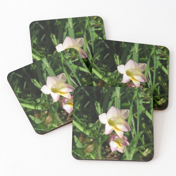 Item preview, Pink freesia flowers designed and sold by greentiger1.