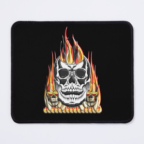 Item preview, Skull on fire designed and sold by cutenevil.