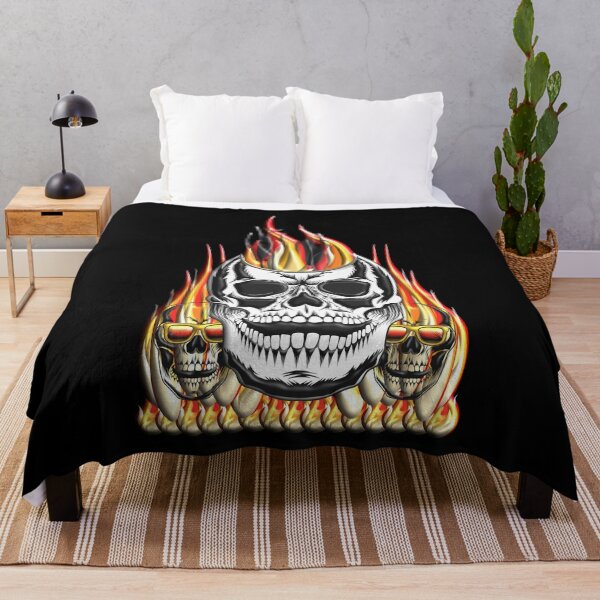 Item preview, Skull on fire designed and sold by cutenevil.