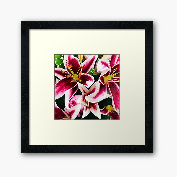 Item preview, Garden Jungle Of Red Stargazer Lilies  designed and sold by DEC02.