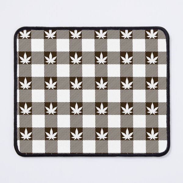 Item preview, Brown Cannabis Plaid all over print designed and sold by smokelikeagirl.