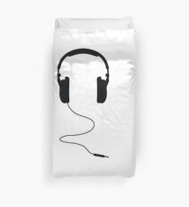 Headphones Duvet Cover