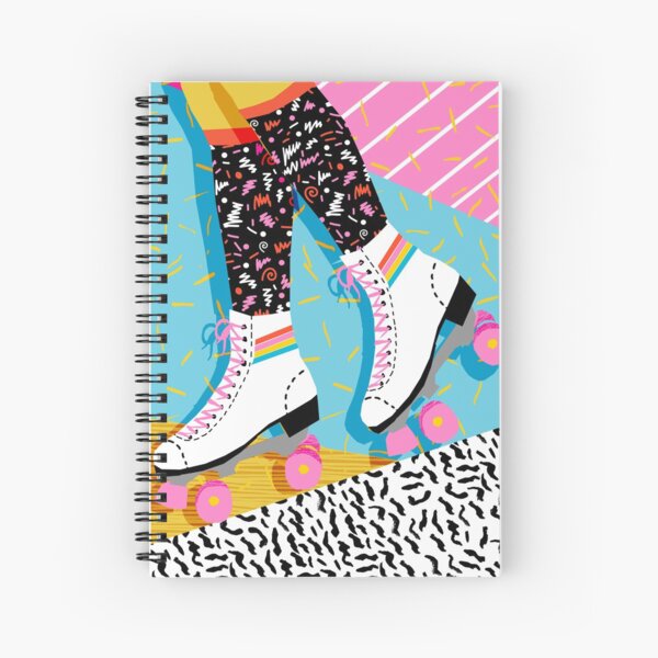 Item preview, Steeze - 80s retro throwback rollerskating rink neon memphis 1980's vibes designed and sold by wackadesigns.