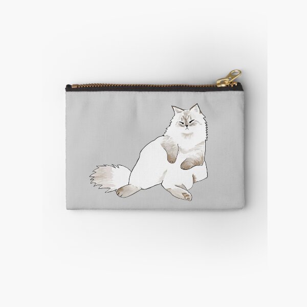 Item preview,  Fluffy cat sitting like a human designed and sold by miyakod.