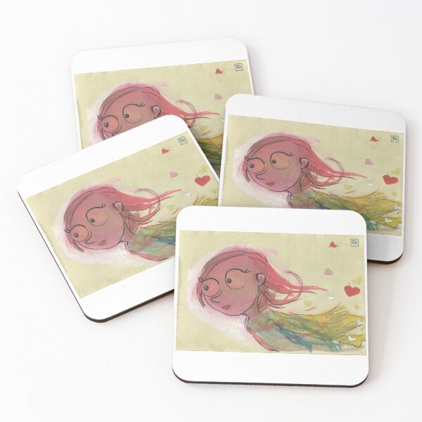 Item preview, Girl forward with hearts designed and sold by FrankGentile.
