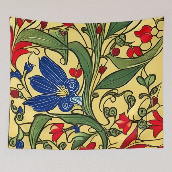 Item preview, Illuminated Floral Decoration designed and sold by IlluminatedPage.