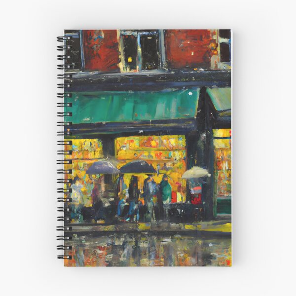 Item preview, Crowd Outside a Bookstore designed and sold by priddypaintings.