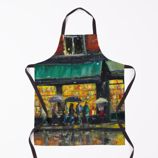 Item preview, Crowd Outside a Bookstore designed and sold by priddypaintings.
