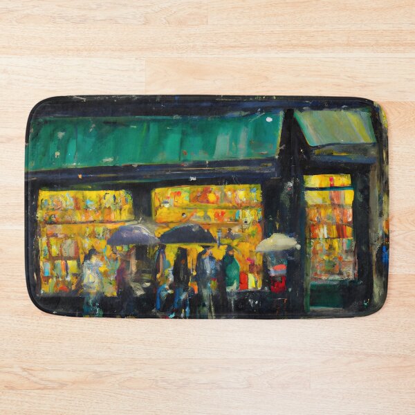 Item preview, Crowd Outside a Bookstore designed and sold by priddypaintings.
