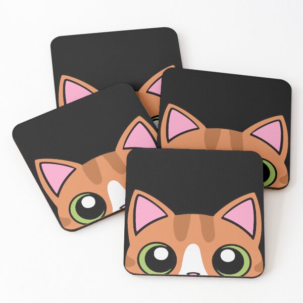 Item preview, Orange Tabby Cat Peeking Peeker designed and sold by KaydenLee.